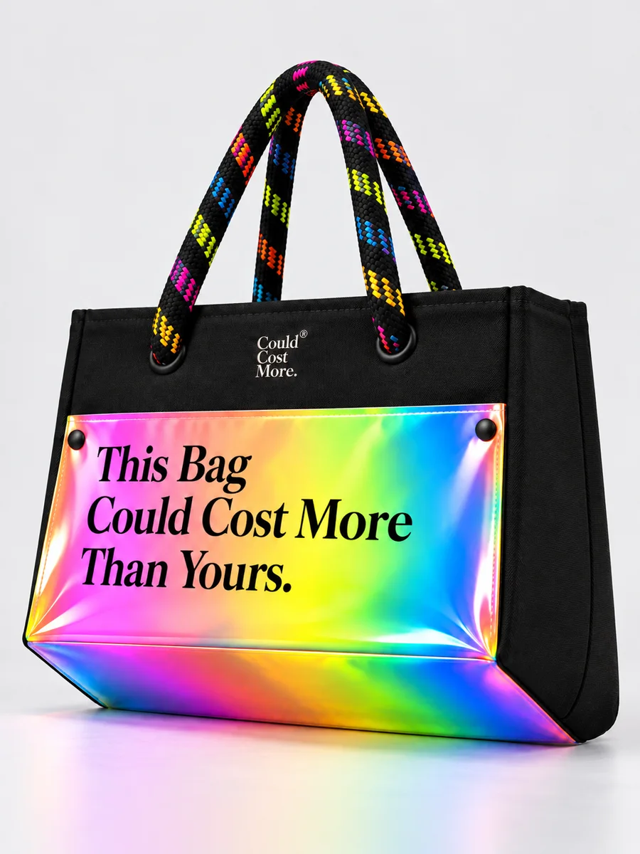 The Small Tote. alternative front view.