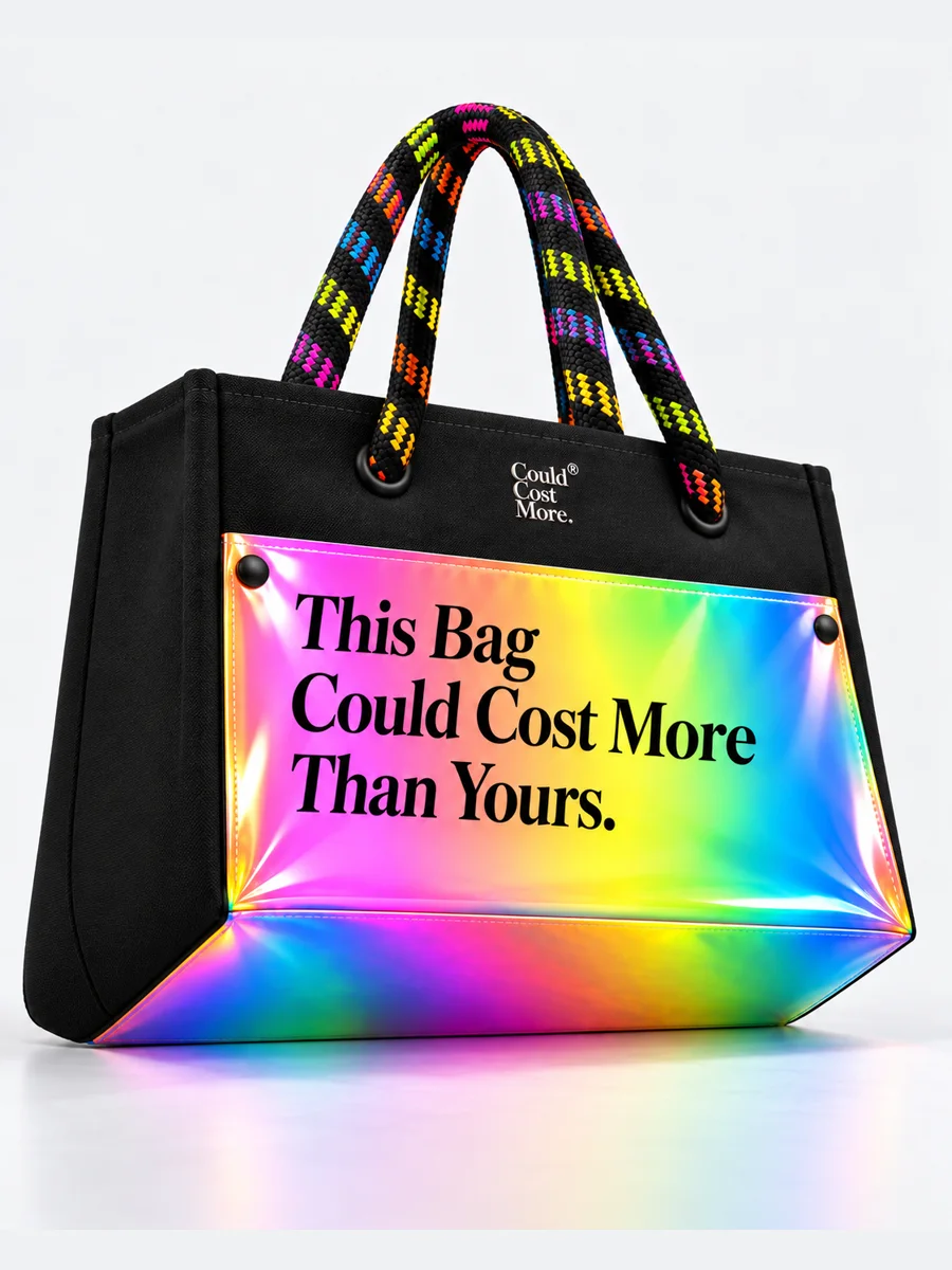 The Medium Tote. three-quarter view.
